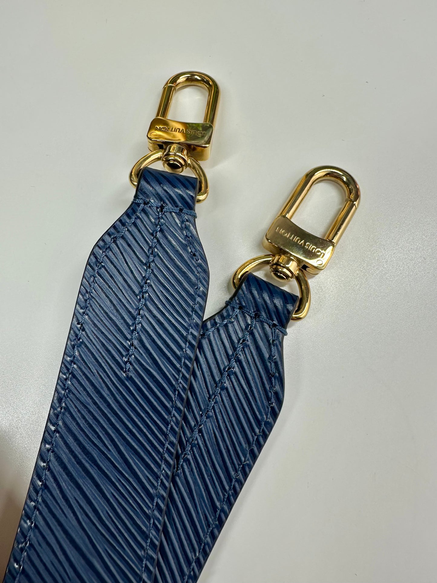 Monogram & Blue Epi non adjustable strap