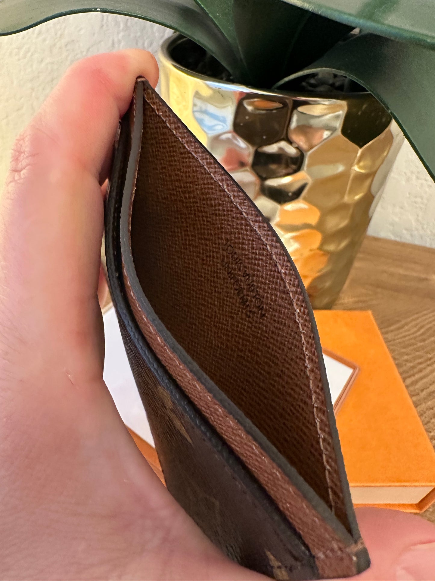 Brown Monogram Cardholder - Uniformes made in 🇪🇸